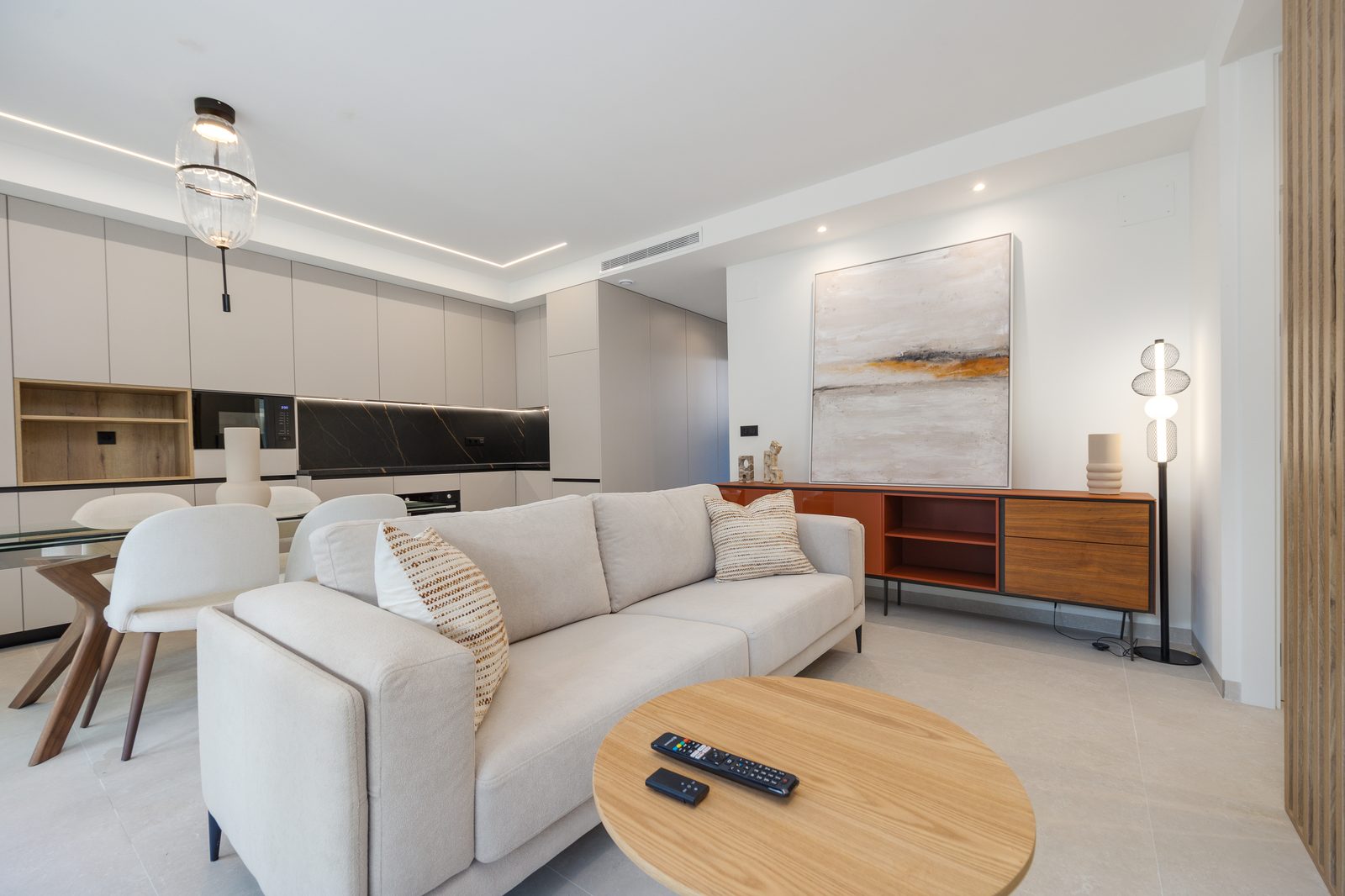 Dunara Towers pilot home living room