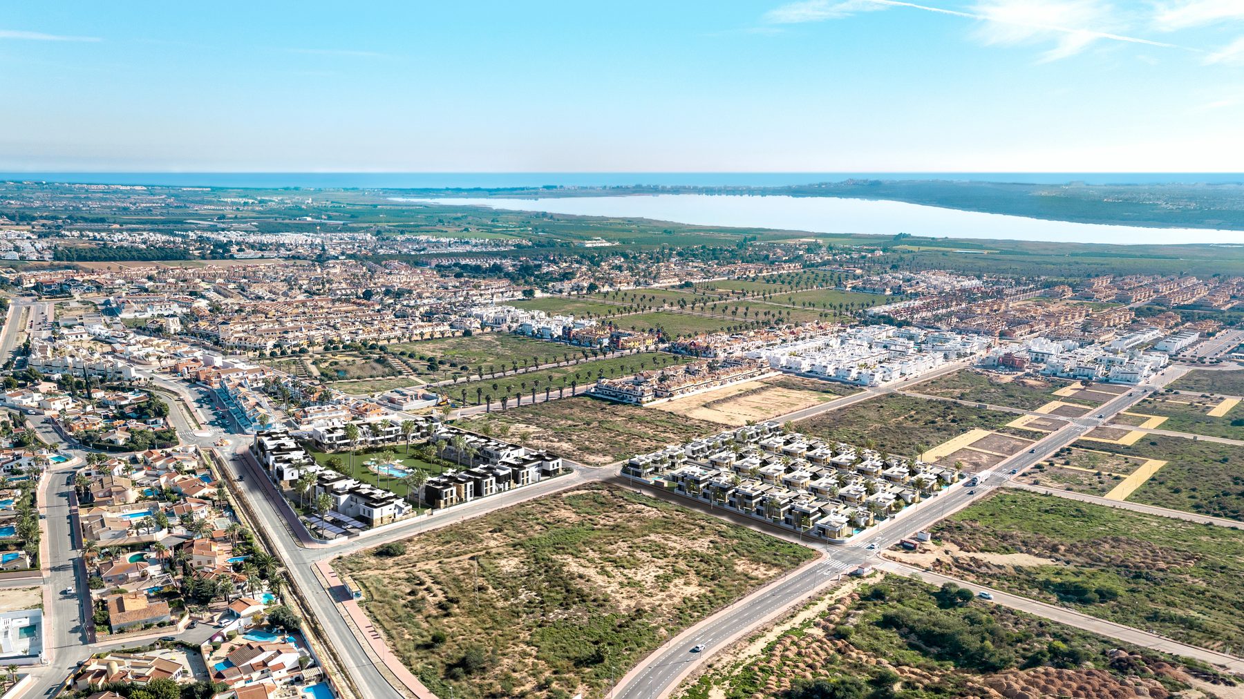 Aerial view of Lo Marabu in Ciudad Quesada